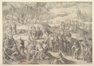 Calvaire Golgotha, 1517 - Lucas van Leyden