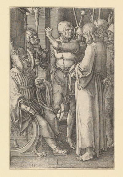 Le Christ devant Anne - Lucas van Leyden