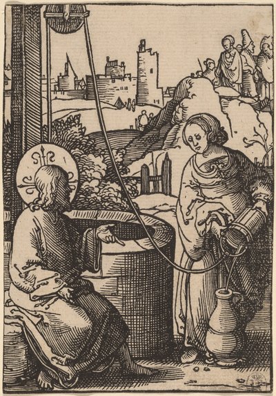 Le Christ et la femme de Samarie - Lucas van Leyden