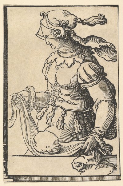 Sibylle de Cumes, de la série des Sibylles, vers 1530 - Lucas van Leyden