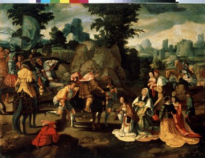 David et Abigail - Lucas van Leyden