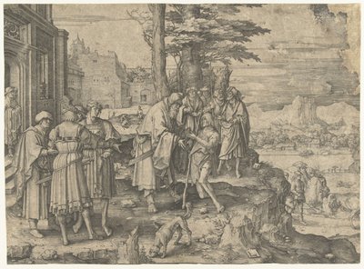 Le retour du fils prodigue - Lucas van Leyden