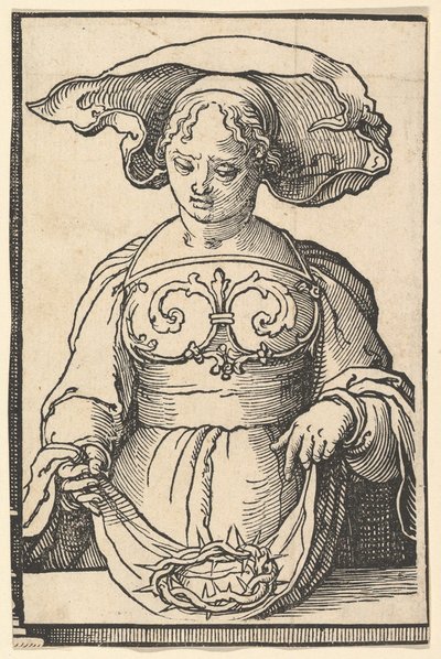 Sibylle de Delphes, de la série des Sibylles, vers 1530 - Lucas van Leyden