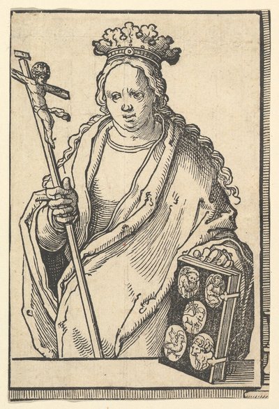 Ecclesia Christi Faith, de la série des Sibylles, vers 1530 - Lucas van Leyden