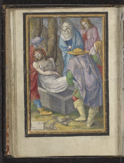 Mise au tombeau (Passie van Christus) - Lucas van Leyden