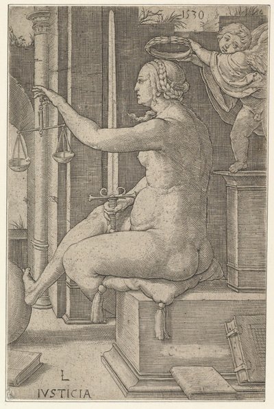 Justice, de la série Les Vertus - Lucas van Leyden