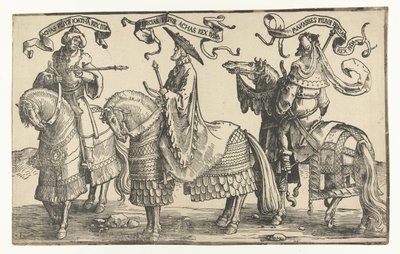 Rois Achaz, Ézéchias et Manassé - Lucas van Leyden