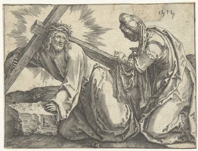 Portement de croix - Lucas van Leyden