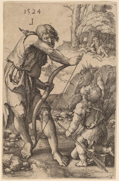 Lamech et Caïn - Lucas van Leyden