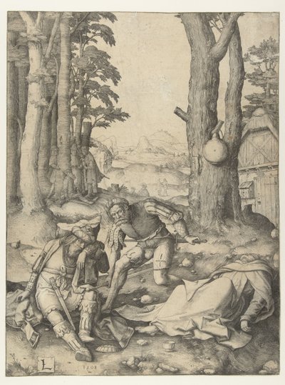 Mahomet et le moine Sergius - Lucas van Leyden