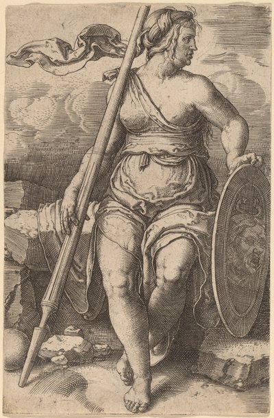 Pallas Athéna - Lucas van Leyden