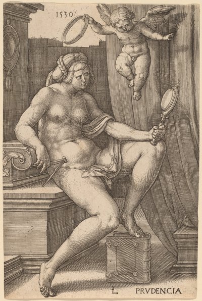 Prudencia (Prudence) - Lucas van Leyden