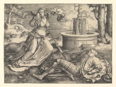 Pyramus et Thisbe, 1514 - Lucas van Leyden