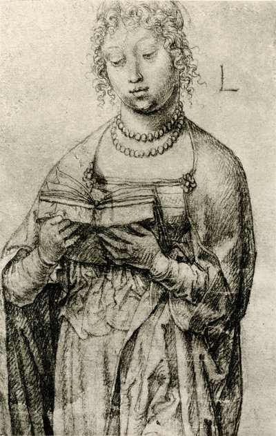 Fille lisant - Lucas van Leyden