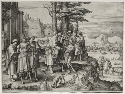 Le Retour du fils prodigue - Lucas van Leyden