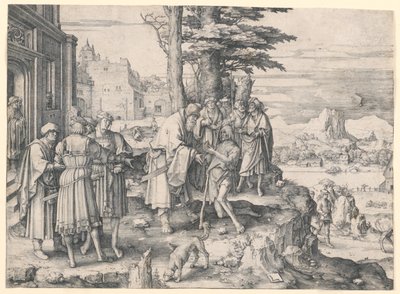Le Retour du fils prodigue - Lucas van Leyden