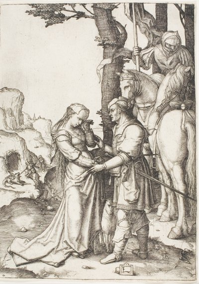 Saint Georges libérant la princesse - Lucas van Leyden