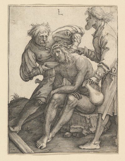 Soldats donnant à boire au Christ, vers 1512 - Lucas van Leyden
