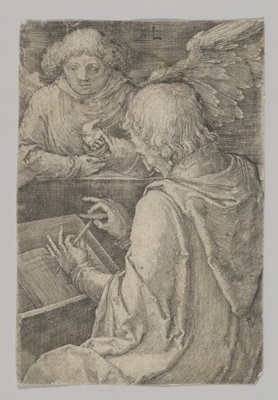 Saint Matthieu, de la série Les Quatre Évangélistes, 1518 - Lucas van Leyden