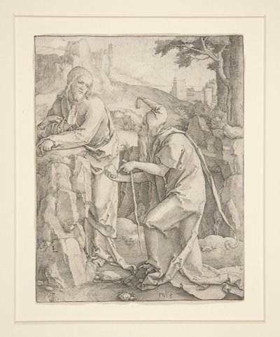 La Tentation du Christ - Lucas van Leyden