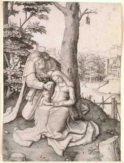 La Sainte Famille - Lucas van Leyden