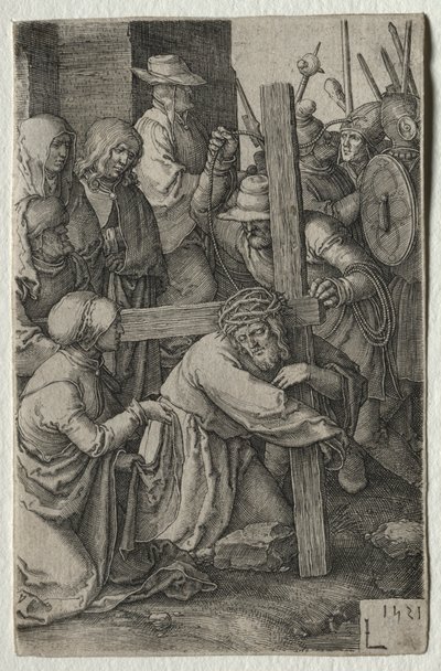La Passion : Christ portant la croix - Lucas van Leyden