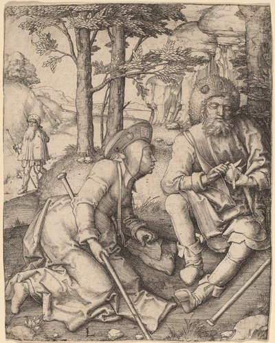 Les pèlerins - Lucas van Leyden