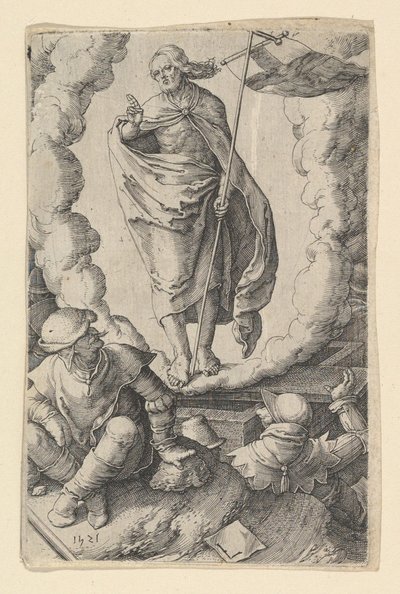 La Résurrection, 1521 - Lucas van Leyden