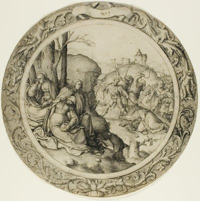 La Passion Ronde : Christ Portant la Croix - Lucas van Leyden