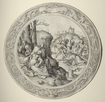 La Passion ronde : Christ portant la croix, 1509 - Lucas van Leyden