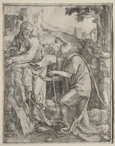 La Tentation du Christ - Lucas van Leyden