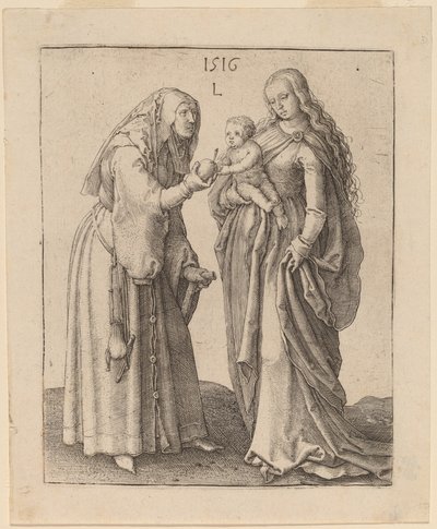La Vierge et Sainte Anne - Lucas van Leyden