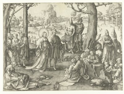 La vie mondaine de Marie Madeleine - Lucas van Leyden