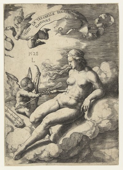 Vénus et Cupidon - Lucas van Leyden