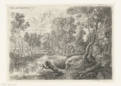 Paysage avec un ruisseau - Lucas van Uden