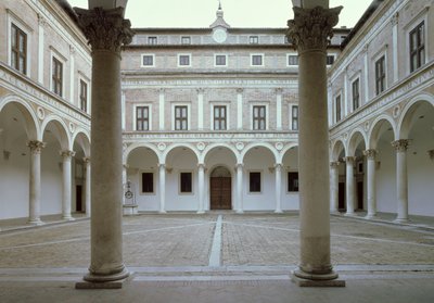 Vue du Cortile d