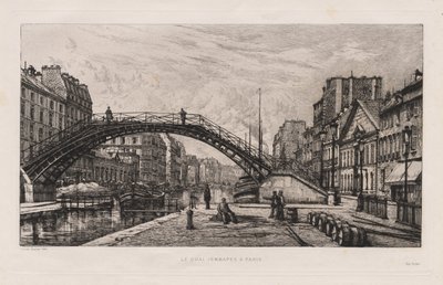 Le Quai Jemmapes à Paris, 1881 - Lucien Gautier