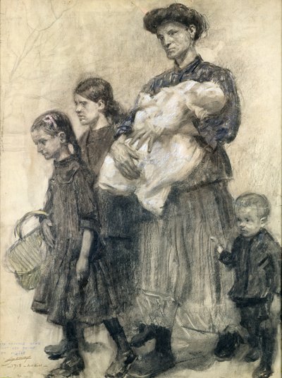 Tristesse et misère parmi les pauvres d