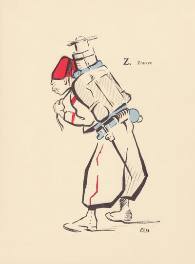 Zouave - Lucien L. (active 1904) Henreaux