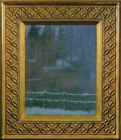 Bruges sous la neige - Lucien Levy-Dhurmer