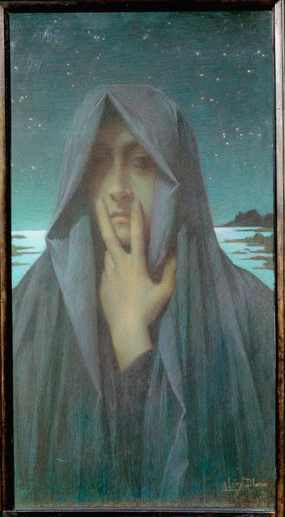 Le silence - Lucien Levy-Dhurmer