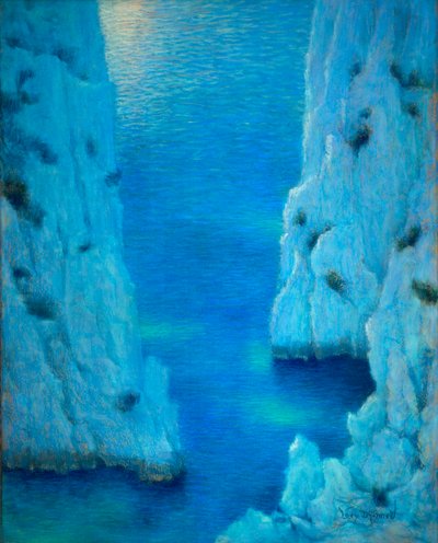 La falaise - Lucien Levy-Dhurmer