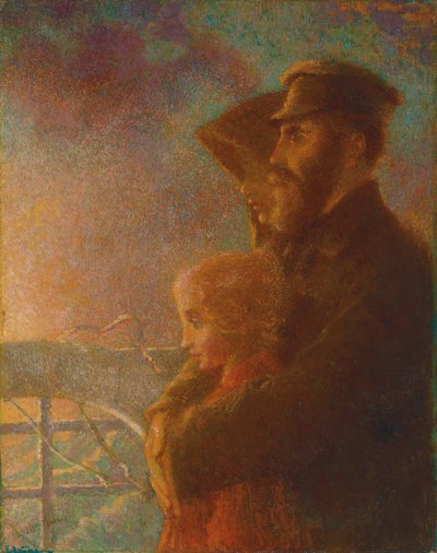 Les émigrés russes, vers 1900 - Lucien Levy Dhurmer