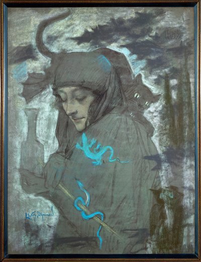 La sorcière - Lucien Levy-Dhurmer