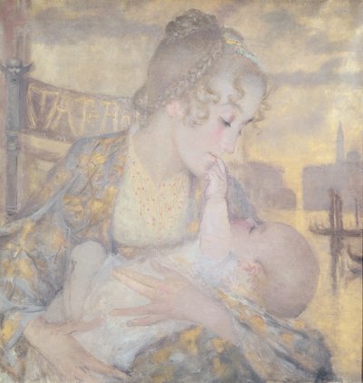 Maternité ou Vierge de Venise - Lucien Levy Dhurmer