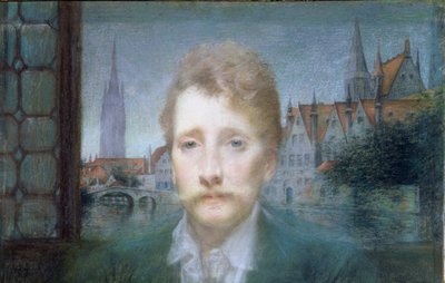 Portrait de Georges Rodenbach - Lucien Levy Dhurmer