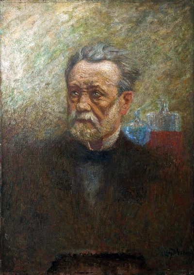 Portrait de Louis Pasteur (1822-1895) - Lucien Levy Dhurmer
