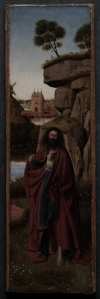 Saint Jean-Baptiste dans un paysage - Lucien Lévy Dhurmer
