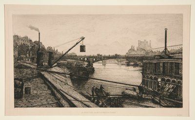 Le pont des Saints-Pères à Paris - Lucien Marcelin Gautier
