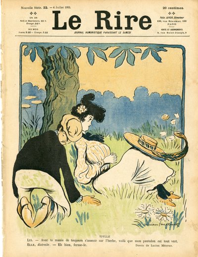 Couverture de "Le Rire", Satirique en Couleurs - Lucien Metivet
